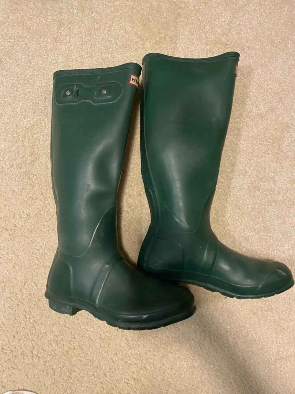 Tall Green Hunter Boots